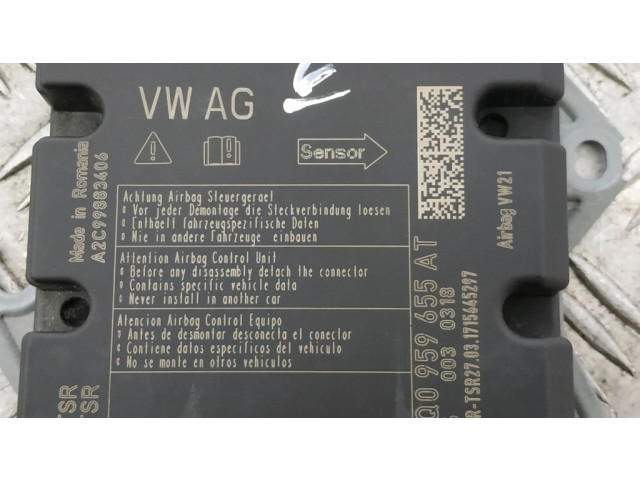 Блок подушек безопасности 5Q0959655AT   Skoda Superb B8 (3V)