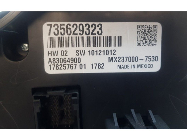 Блок управления климат-контролем 735629323, 735629323   Fiat 500