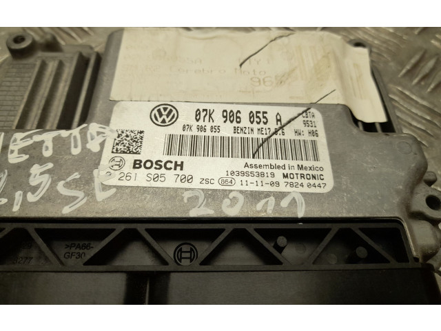 Блок управления двигателя 07K906055A, 07K906055   Volkswagen Jetta VI