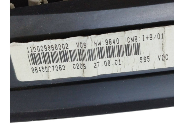 Панель приборов 9645077080, 110008966002 Citroen Xsara Picasso