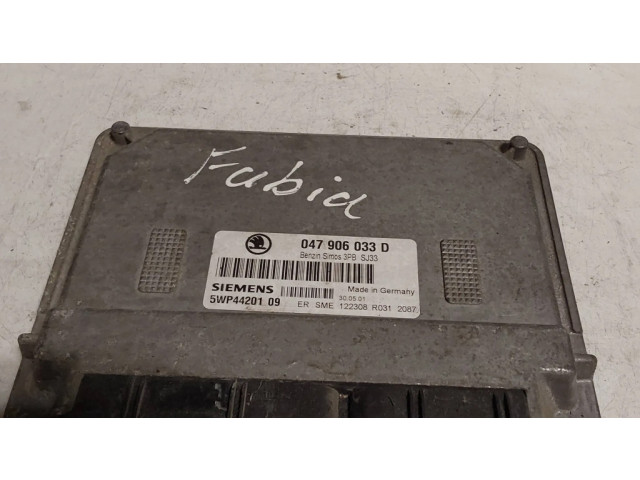 Řídící jednotka 047906033D, 5WP4420109   Skoda Fabia Mk1 (6Y) 2003