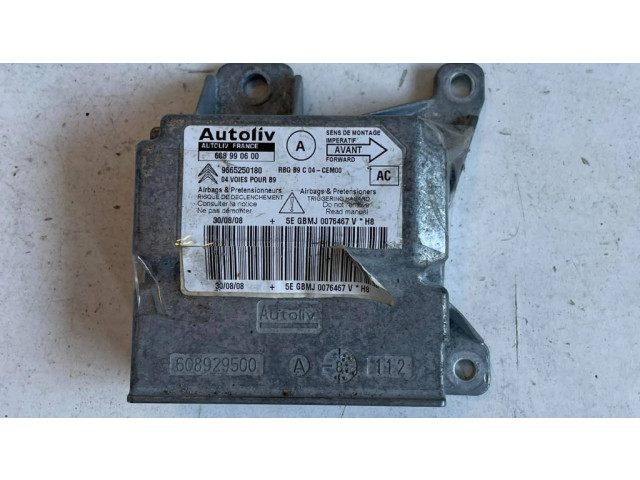 Блок подушек безопасности 9665250180 Citroen Berlingo