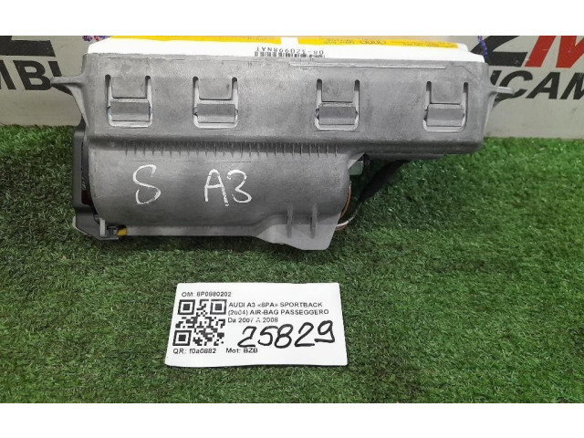 Подушка безопасности пассажира 8P0880202, 8P0880202 Audi A3 S3 A3 Sportback 8P