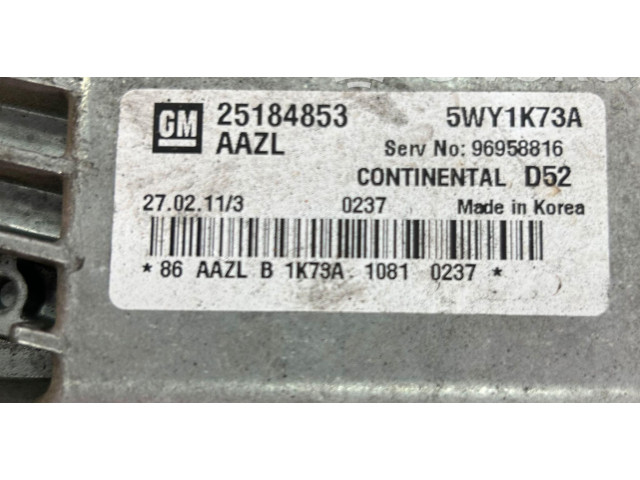 Комплект блоков управления B12D1   Chevrolet Spark