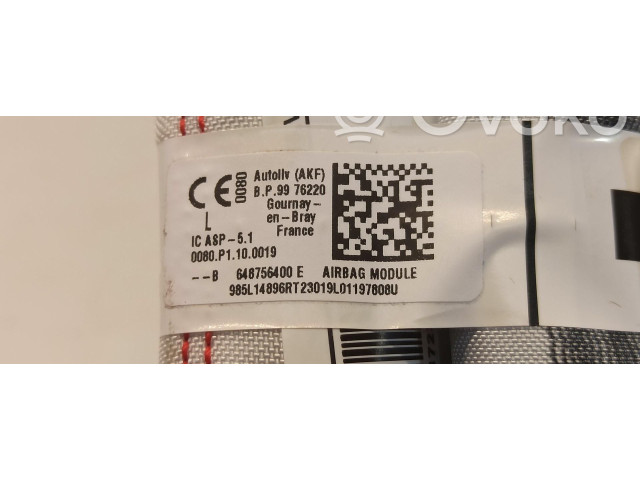 Боковая подушка безопасности 985L14896R   Dacia Sandero III