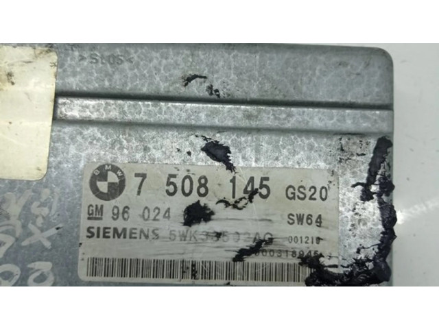 Блок управления коробкой передач 5wk33502ag, 7508145 BMW X5 E53