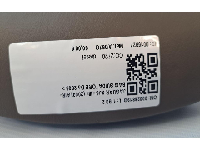 Подушка безопасности водителя 30326819G, 30326819G Jaguar XJ X350