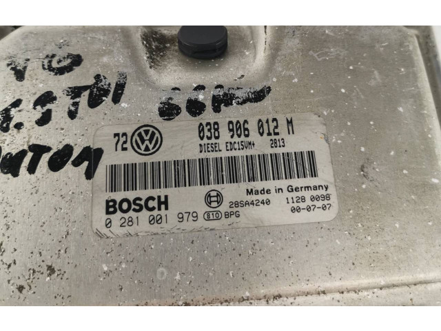Блок управления двигателя 038906012CL, 0281010380   Volkswagen Golf IV