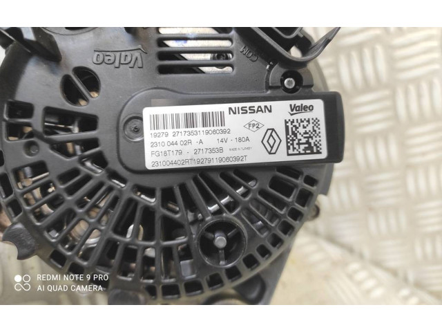 Генератор 231004402R, 2717353B Renault Clio V
