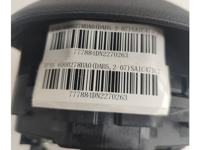 Подушка безопасности водителя 777884DN, 6000278BA0   MG ZS