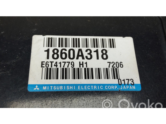 Блок управления двигателем Блок управления 1860A318, E6T41779 Mazda 6