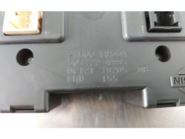 Блок управления климат-контролем 27500EM00A   Nissan Tiida C11