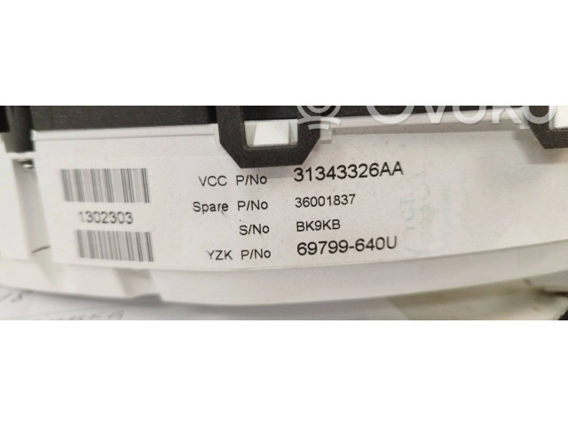 Řídící jednotka 31343326AA, 36001837 Volvo S60 2013