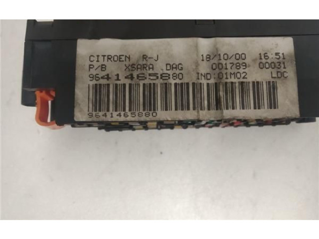 Блок предохранителей 9641465880, 9641465880 Citroen Xsara
