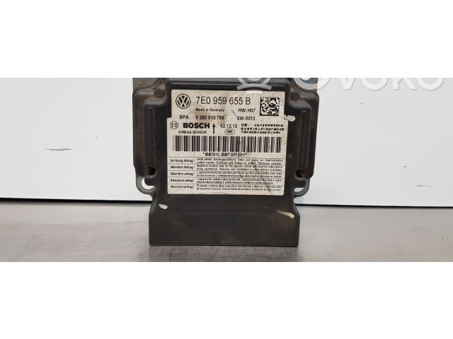 Блок подушек безопасности 7E0959655B, 0285010798   Volkswagen Caddy