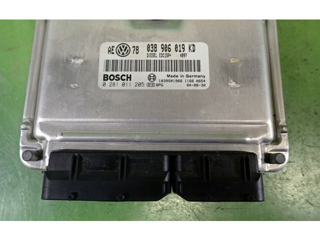 Řídící jednotka 038906019KD 0291011205 Volkswagen Passat Alltrack 2004