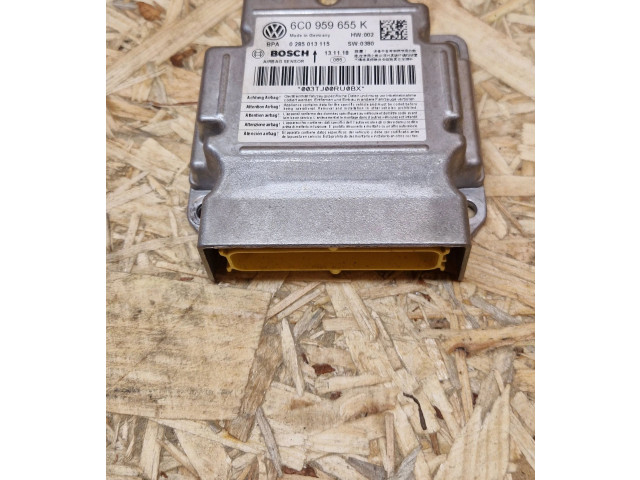 Блок подушек безопасности 6C0959655K, 0285013115   Skoda Rapid (NH)