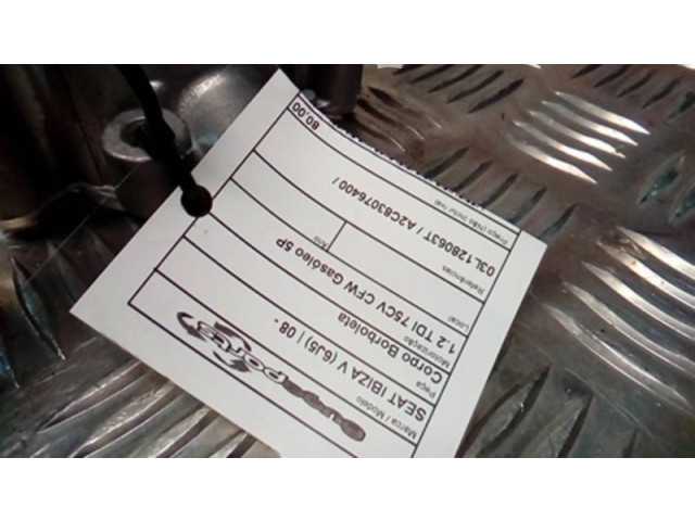 Vstřikovací lišta 03L128063T, A2C83076400   Seat Ibiza IV (6J,6P)     