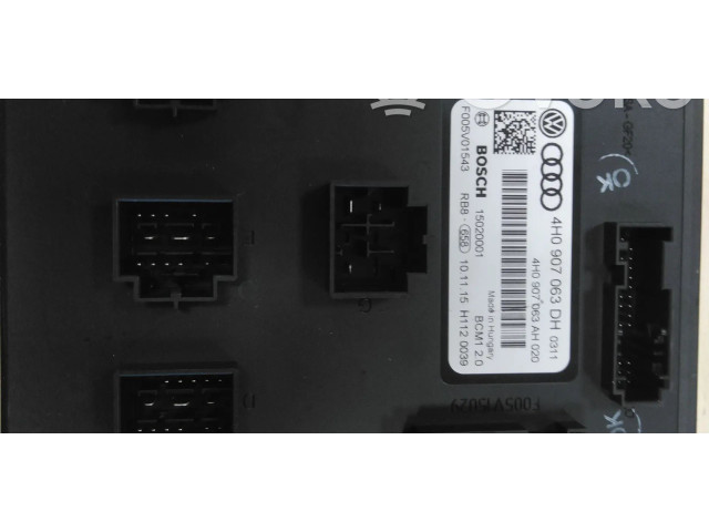 Модуль управления BSM 4H0907063DH, 4H0907063DA Audi A6 S6 C7 4G