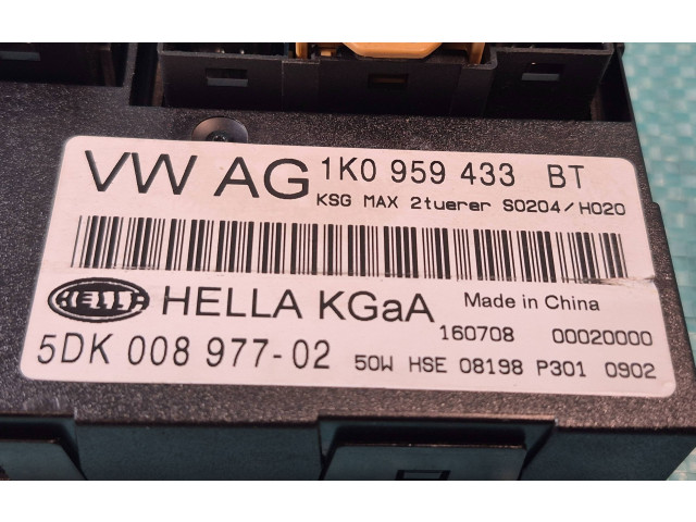 Блок комфорта 1K0959433BT, 5DK00897702 Volkswagen Golf Plus