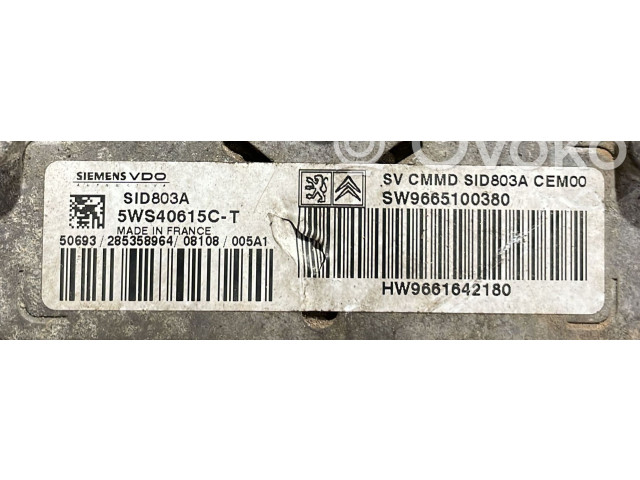 Комплект блоков управления SW9665100380, SW9665100380   Fiat Ulysse