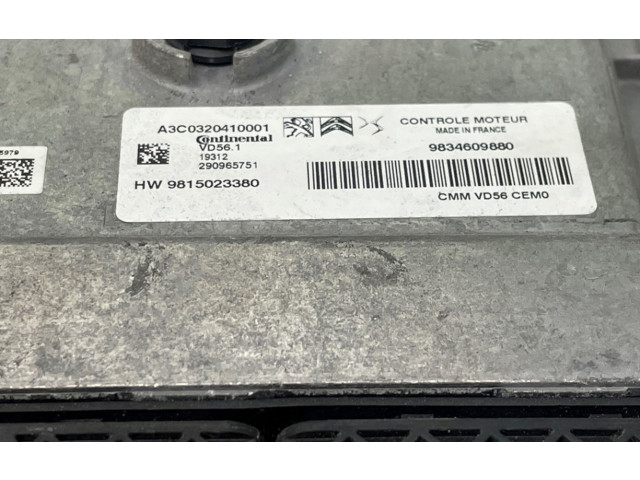 Блок управления двигателя 1629042180, 1629087180 Citroen C3 Aircross