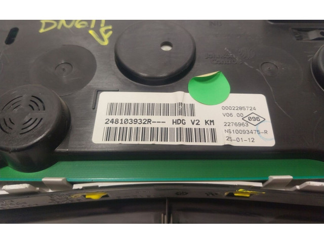 Панель приборов 248106897R, 248103932R Dacia Lodgy