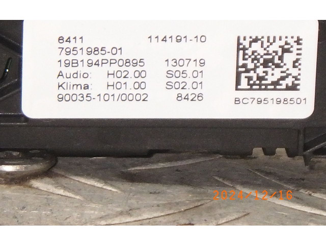 Блок управления климат-контролем 64117951985   BMW X3 G01