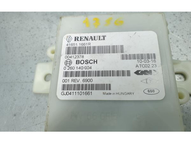 Блок комфорта 416511661R, 00412378   Dacia Duster   