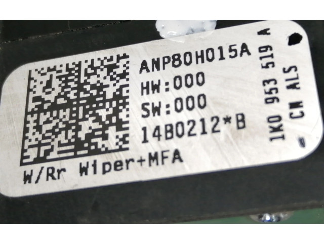 Ручка стеклоочистителей 1K0953519A Volkswagen Golf SportWagen