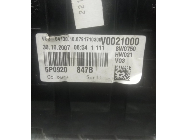 Přístrojová deska Seat Toledo III (5P) 2007 5P0920847B, 5P0920847B