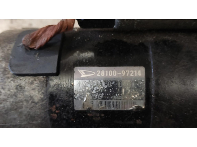 Стартер 2810097214 Daihatsu Terios