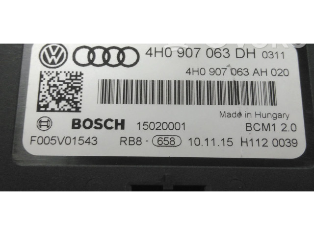 Модуль управления BSM 4H0907063DH, 4H0907063DA Audi A6 S6 C7 4G