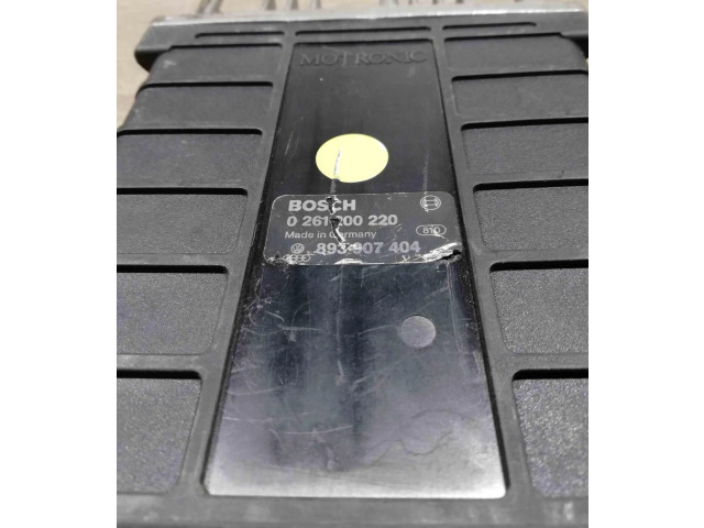 Řídící jednotka 893907404, 0261200220 Audi 80 90 B3 1986