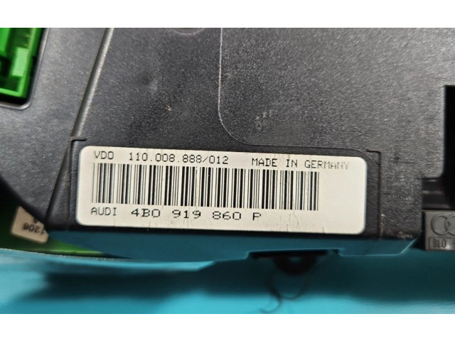 Панель приборов 4B0919860P, IMPRK1360213 Audi A6 S6 C5 4B