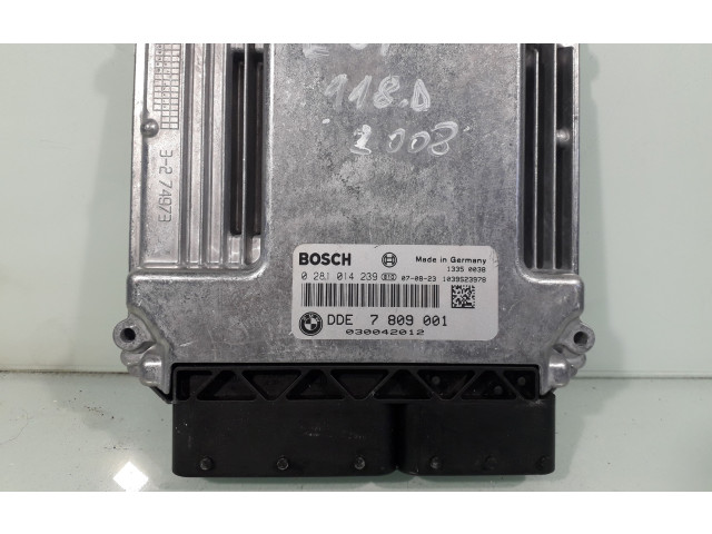 Řídící jednotka 0281014239, 7809001 BMW 1 E81 E87 2007