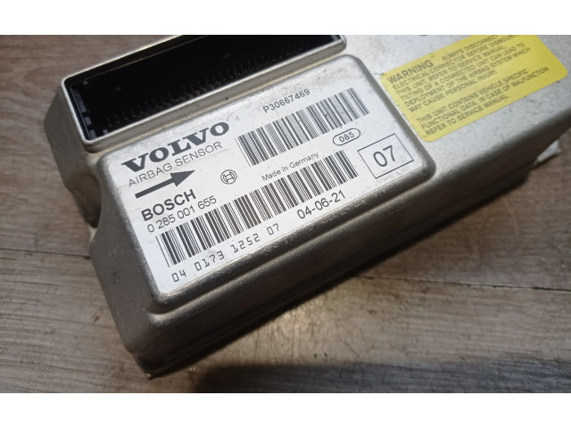 Блок подушек безопасности 0285001655, 30667469 Volvo S60