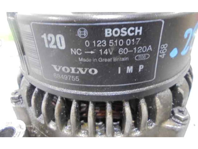 Генератор 0123510017, 6849755   Volvo 960      
