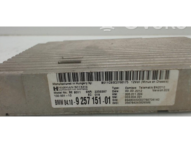 Блок управления 925715101   BMW X3 F25