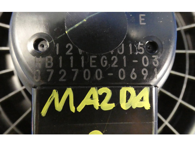 Вентилятор печки B111EG2103, 0727000690 Mazda 3 II