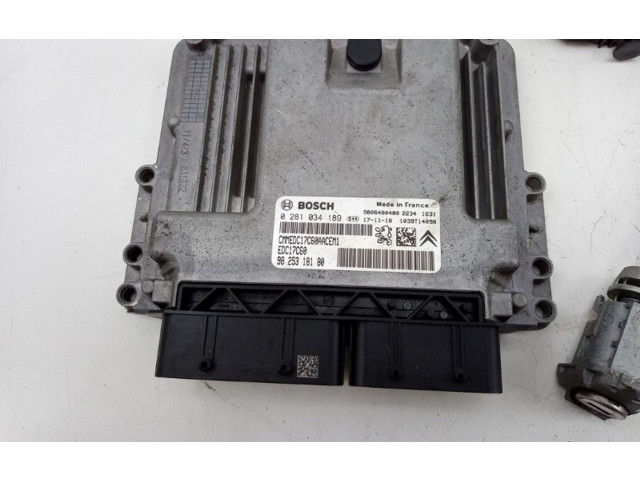 Блок управления впрыском 9825318180, 0281034189   Peugeot 5008 II