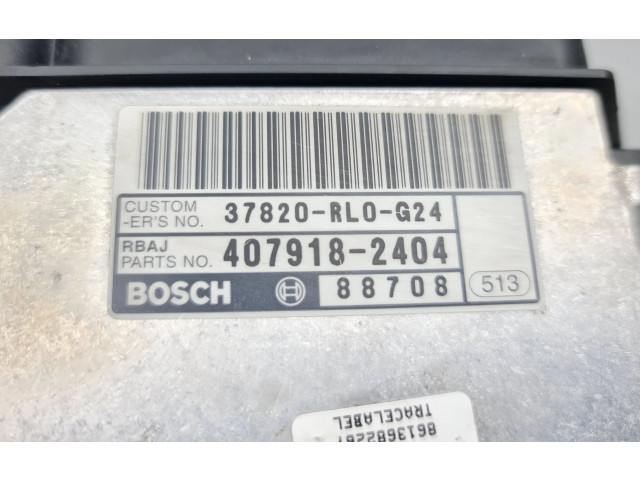 Блок управления двигателя 0281015301, 37820RL0G23   Honda Accord