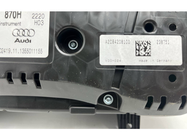 Панель приборов 8V0920870H, 7812DWFG   Audi A3 S3 8V       