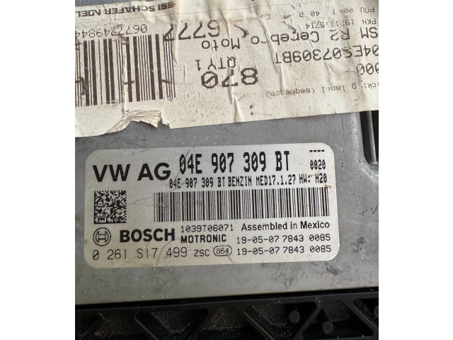 Блок управления двигателя 04E907309BT, 0261S17499   Volkswagen Jetta USA