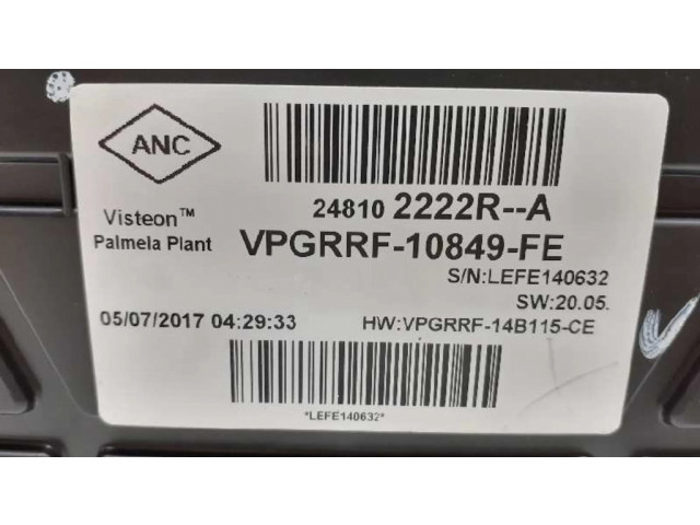 Přístrojová deska Renault Clio IV 2017 248104862R, 248102222R