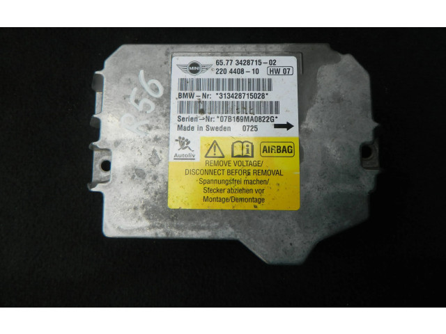 Блок подушек безопасности 3428715   Mini One - Cooper Coupe R56