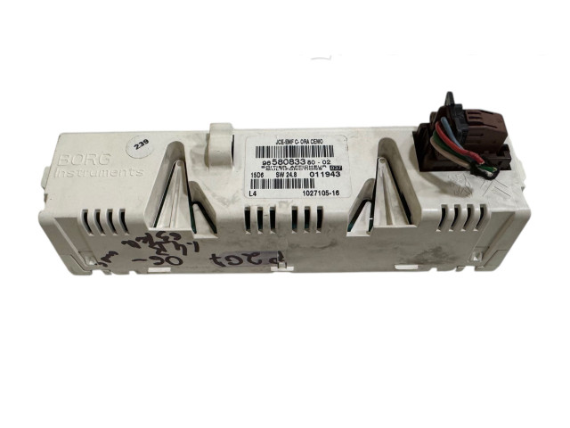 Дисплей    9658083380, 011943   Peugeot 207