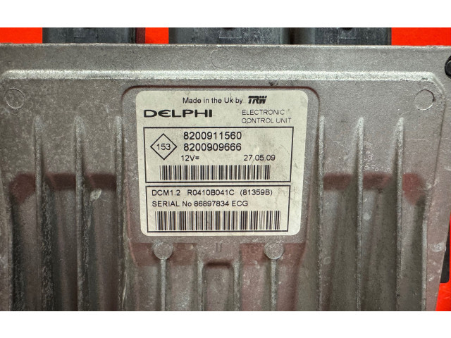 Комплект блоков управления R0410B041C, 8200911560   Renault Clio III