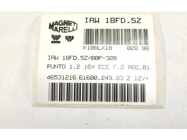 Řídící jednotka 46531216, 46531216 Fiat Punto (199) 2011