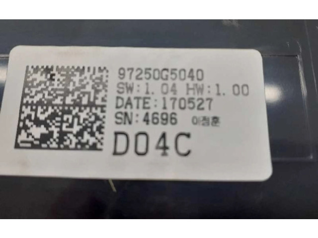 Блок управления климат-контролем 97250G5040   KIA Niro